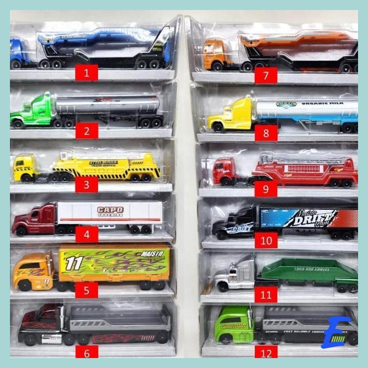 | MLK | DIECAST MINIATUR TRUK FRESH METAL HIGHWAY HAULERS MAISTO 1:87