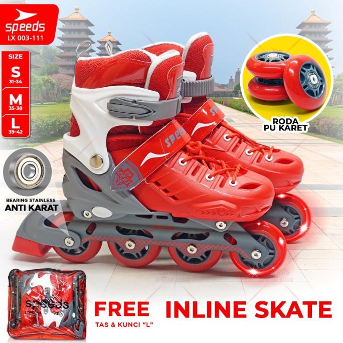 Sepatu Roda Dewasa New Inline Skates INTERFUN FreeStyle Comfortable
