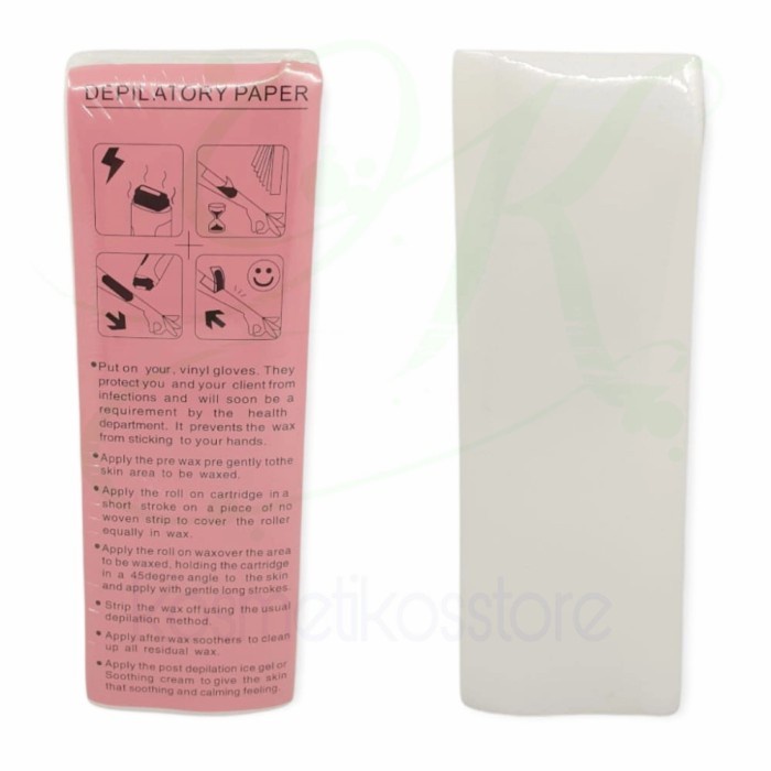 Kertas Waxing - Promo Kertas Kain Wax/ Cold Wax Waxing Pencabut Bulu Rambut Terbatas