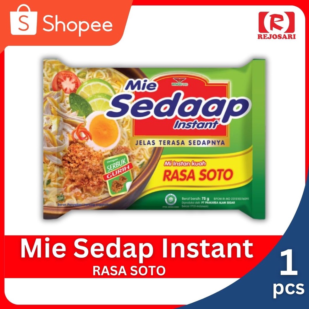 

Mie Instan Kuah Sedaap Rasa Soto