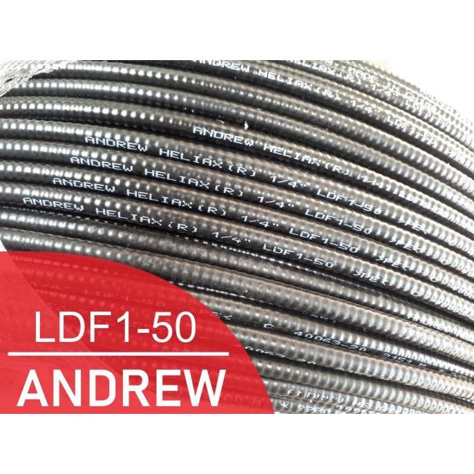 New Coaxial Cable LDF1-50 ANDREW kabel feeder heliax 1/4 LDF1