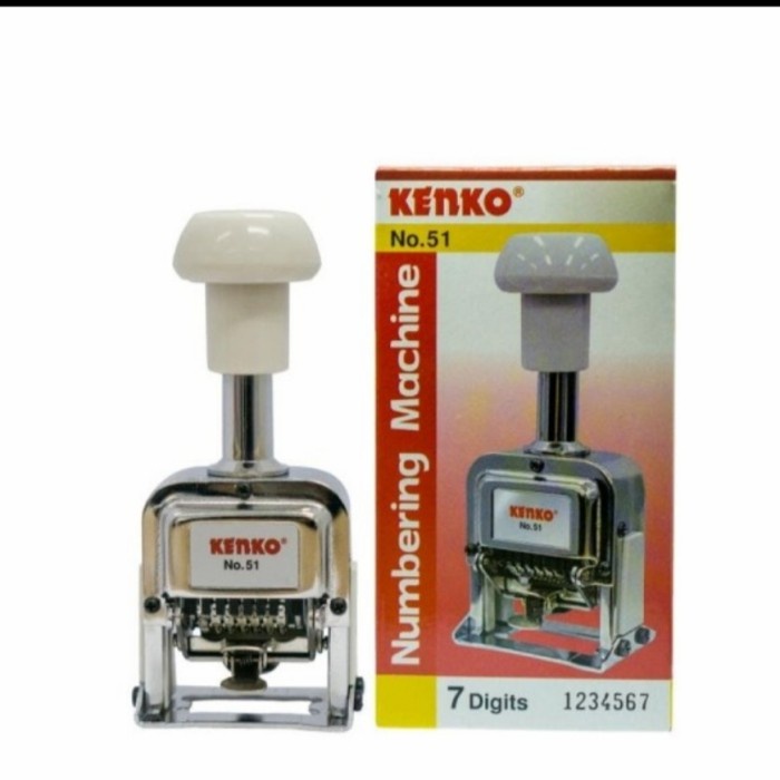 

NUMBERING MACHINE 7 DIGITS KENKO N 51