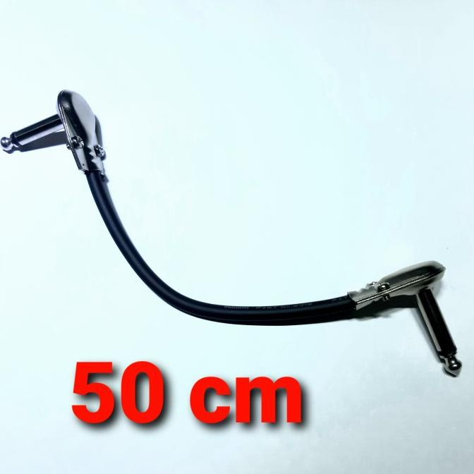 Patch Cable Atau Jumper Efek Effect 50 Cm Pancake Jack Kabel Mogami