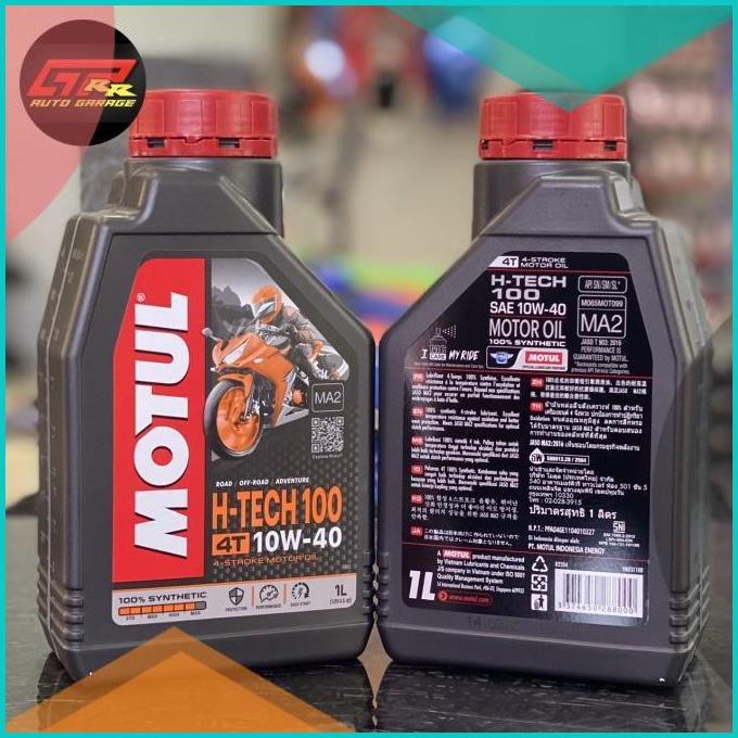 Oli Motul H Tech 100 10W40 1L CBR GSX 150 R15 V3 MT15 XSR 155 W175 16n