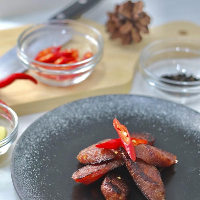 

Lap Chiong / Lapchiong Medan ( Sosis Babi ) 1 Kg Homemade 047