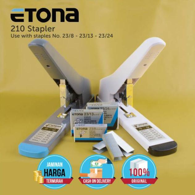 

Trendi Stapler Etona 210 Heavy Duty/ Stapler Besar 225 Lbr. Bonus Isi 23/17. Terjamin!!!