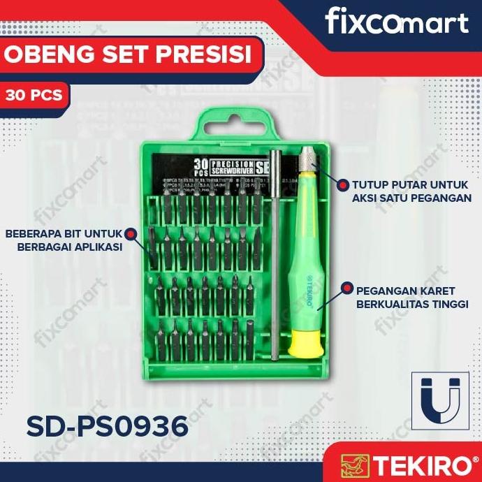 Tekiro Obeng Presisi 30 Pcs / Obeng Set