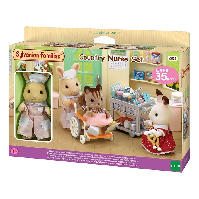 MAINAN KOLEKSI SYLVANIAN COUNTRY NURSE SET