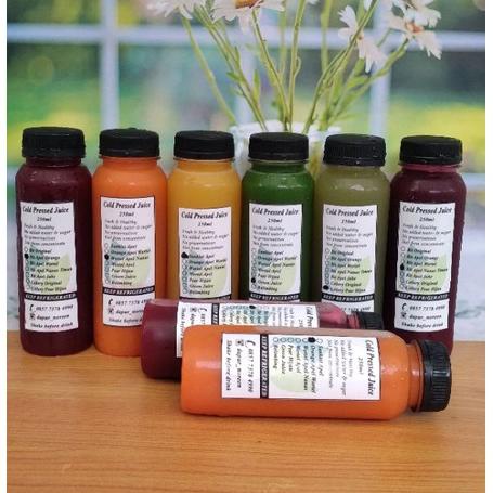 

Paket Cold Pressed Jus Detox Jus Buah Sayur Murni Sehat Dan Segar