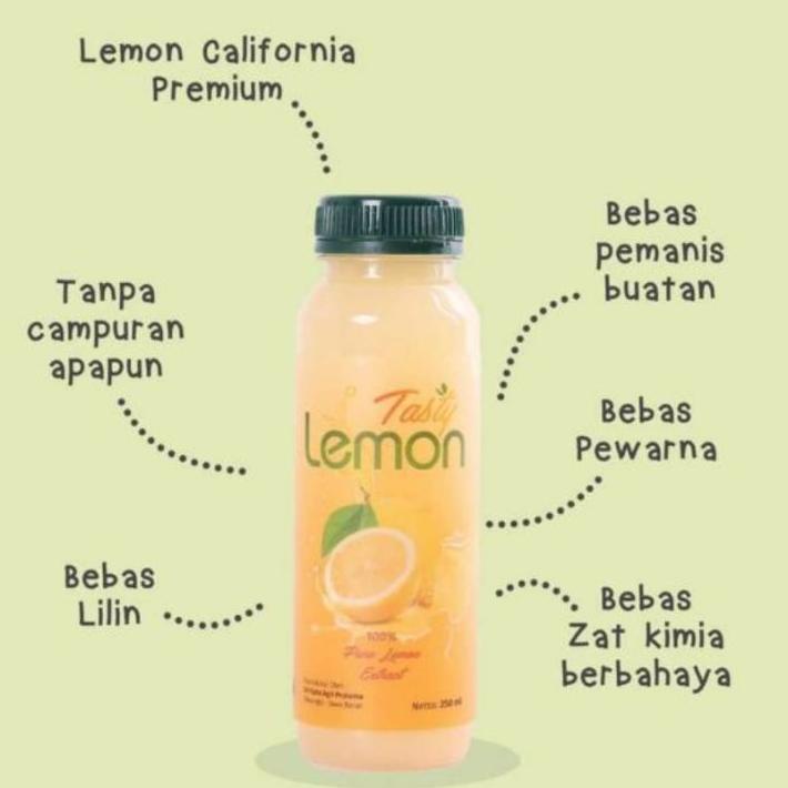 

Lemon Tasty - Lemon + Jahe - U Lemon - Lemon Ginger Jus Lemon Murni 500 Ml