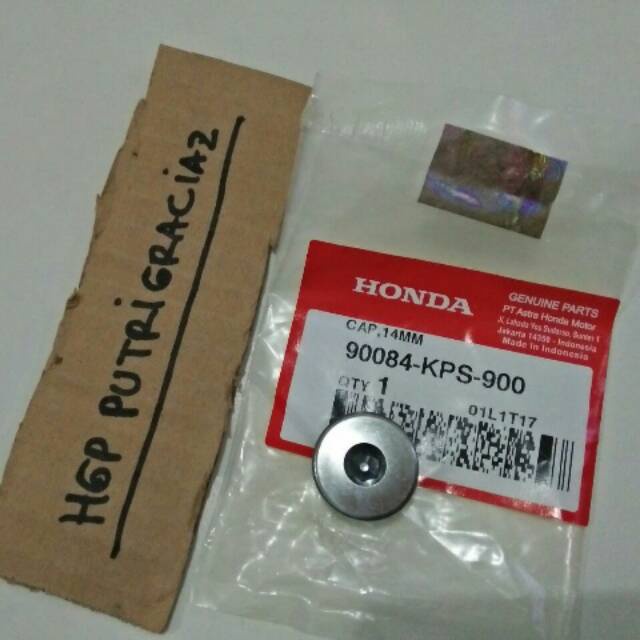 Siap Kirim BAUT TUTUP MAGNET MEGAPRO MONOSHOCK ALL NEW CBR250RR BAUD CAP 14 MM 90084KPS900 ORI AHM G