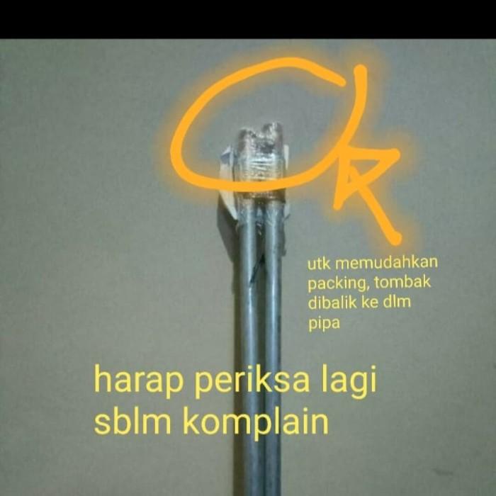Penangkal Petir 60 Cm + Pipa + Sok ( 1 Set Tombak Anti Petir) Kuningan