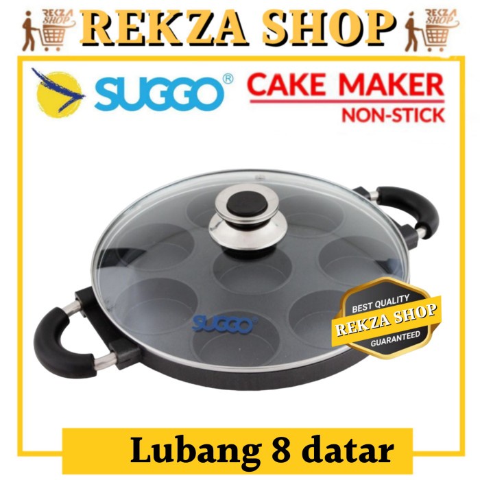 Cetakan Kue 8 Datar Suggo Cake Pan Martabak Mini Loyang Kue Lumpur
