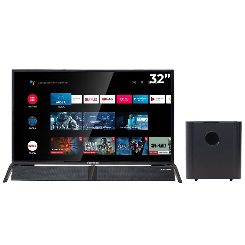 POLYTRON Smart Cinemax Soundbar TV 32 inch PLD 32BAG9858