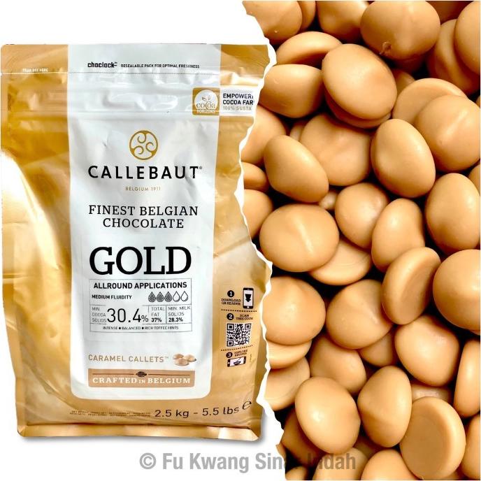 

Buruan beli] Callebaut Gold Caramel Chocolate Belgian Couverture 1 kg