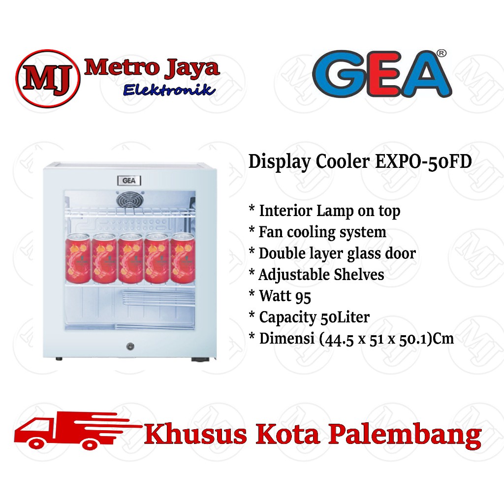 SHOWCASE GEA EXPO 50 DISPLAY COOLER Showcase kecil mini