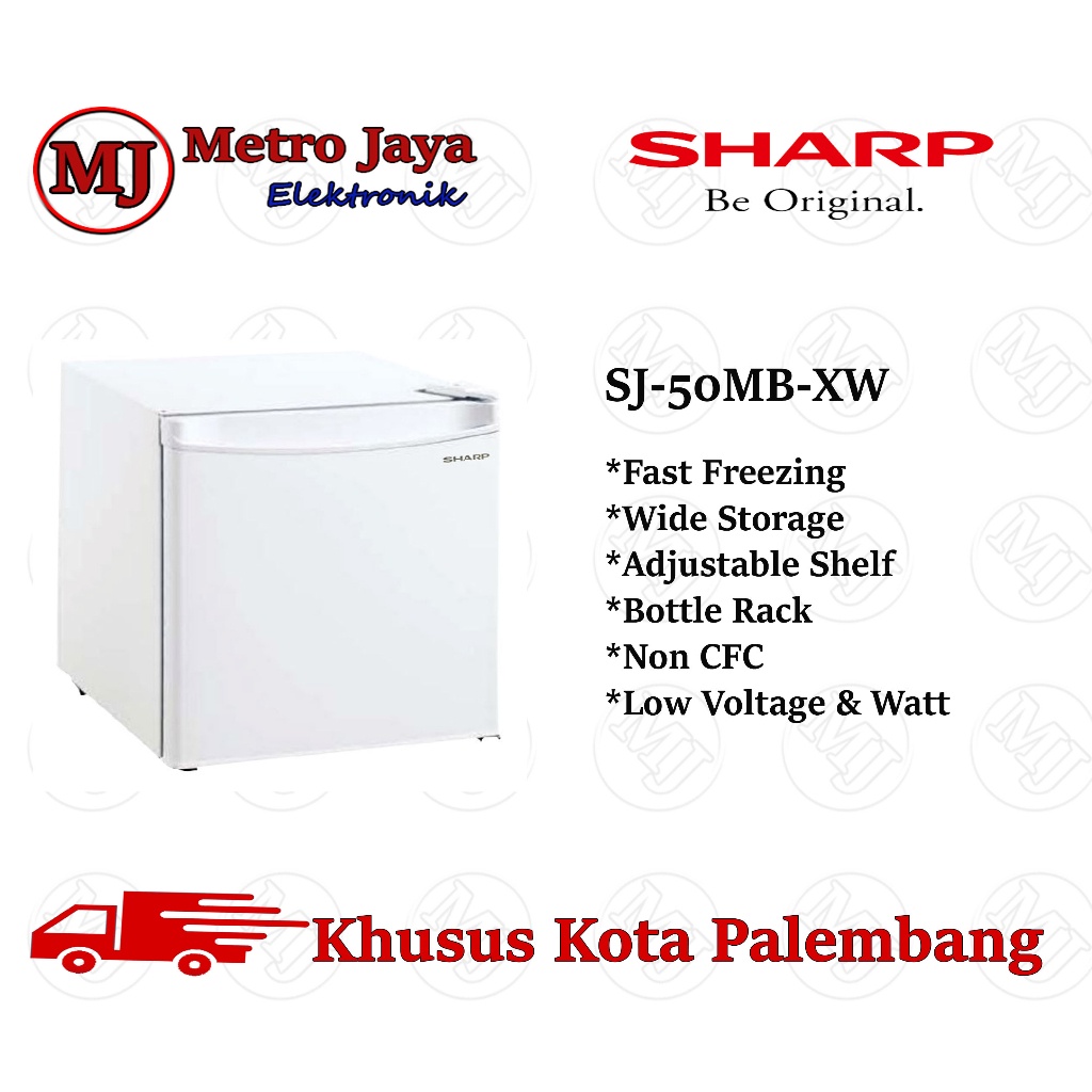 Kulkas Mini Portable Sharp SJ-50MB-XW