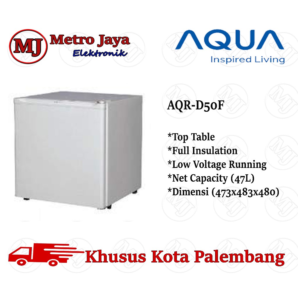 Kulkas Mini Portable Aqua Sanyo Aqr D50f