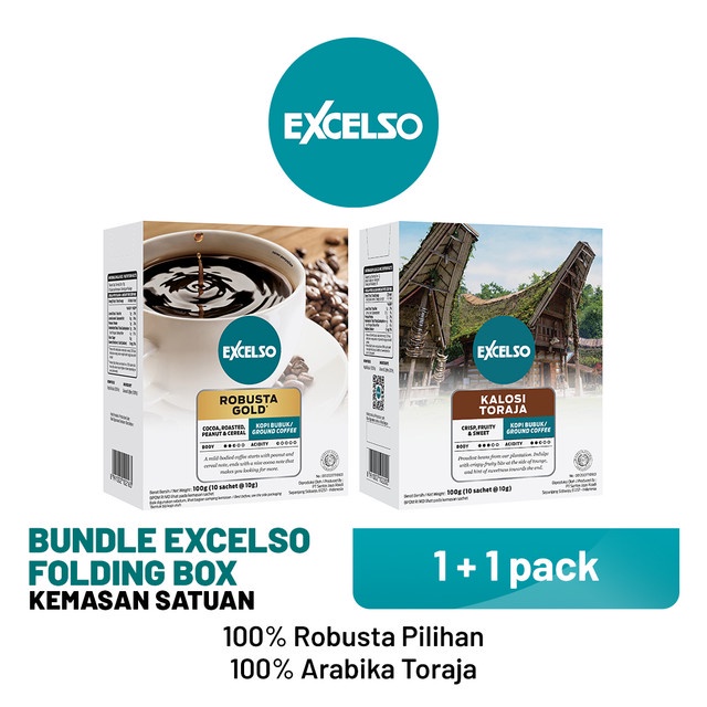 

EXCELSO Mix 2 Folding Box (10 x 10 gr)