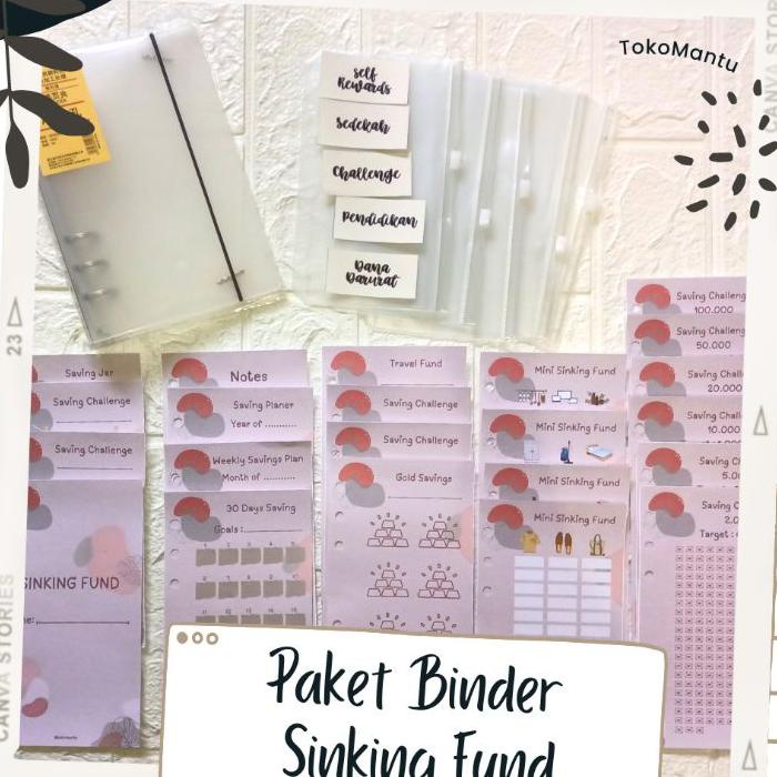 

Paket Binder Keuangan A6 6 Ring Untuk Sinking Fund / Budgating/ Saving Challange