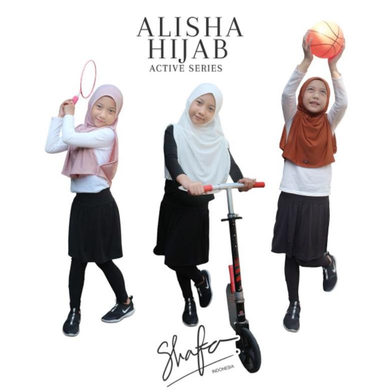 Flase Sale Alisha Hijab (New) Active Series (Hijab Sport Anak) BisaCod