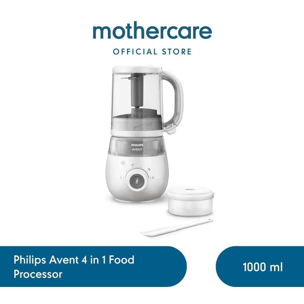 Philips Avent 4 In 1 Food Processor - Alat MPASI Blender Makanan Bayi | SCF883/01