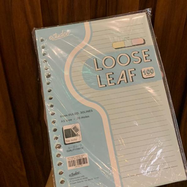 

Estudee Loose Leaf I Color B5 100 Blue - Gramedia Teraskota