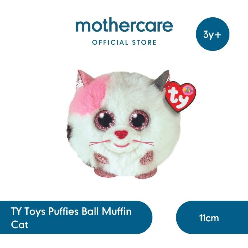 TY Toys Puffies Ball Muffin Cat - Boneka Kucing