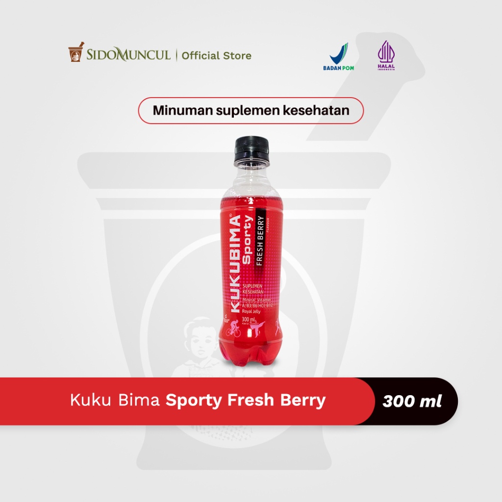 

Kuku Bima Sporty Fresh Berry 300 ML Minuman Supplement Kesehatan