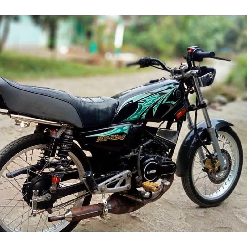 Striping lis sticker standar ORI yamaha rx king 2006 toska stiker rx king hijau toska 2006