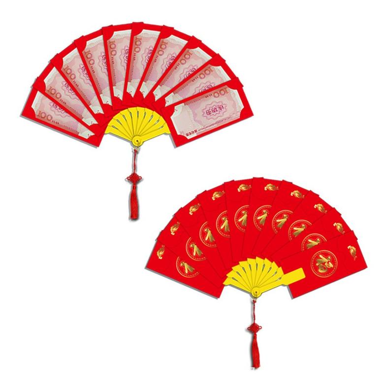 

New Stok Ac083 Angpao Imlek Hongpao Barongsai Kipas Emas Premium Panjang Exclusive Limited Cocok Untuk Orangtua Terlaris