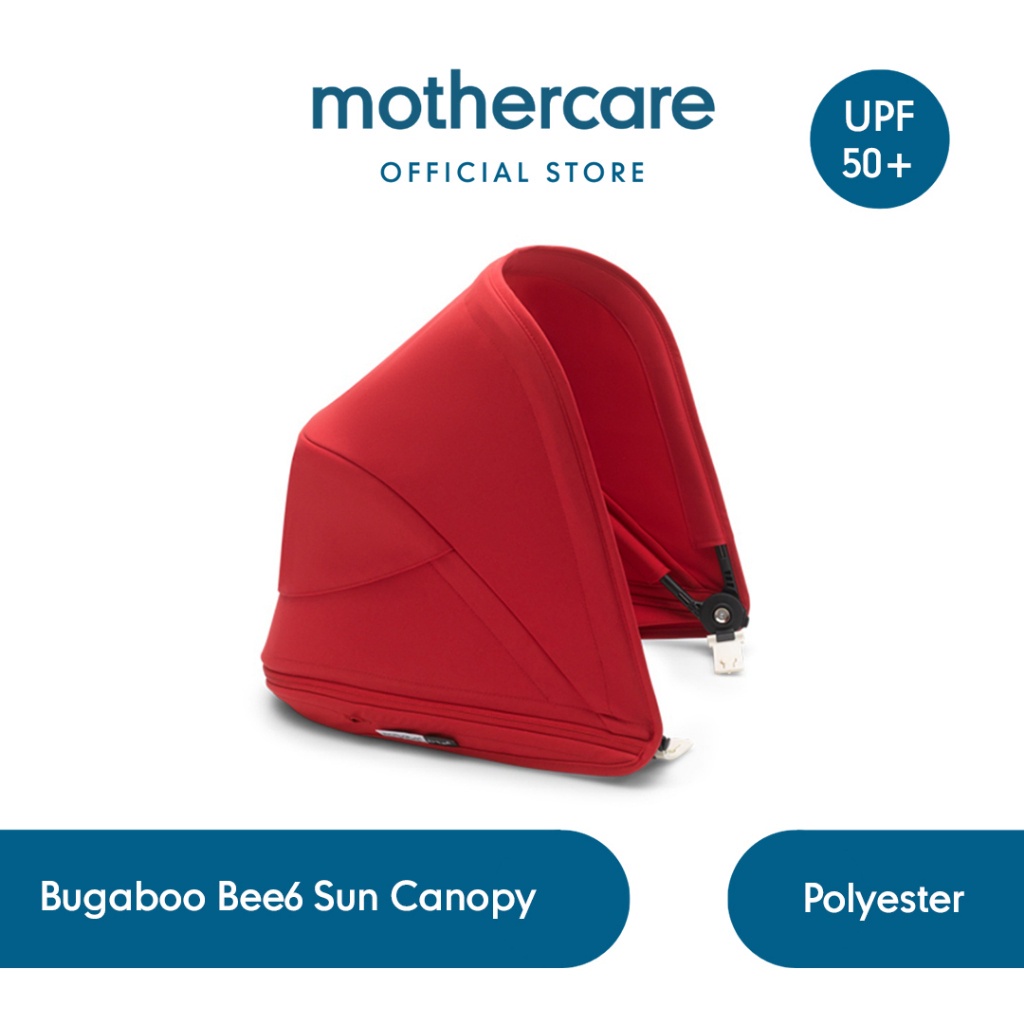 Bugaboo Bee6 Sun Canopy Red - Kanopi Kereta Dorong/Stoller (Merah)