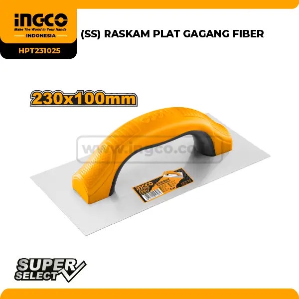 Promo Roskam Besi 230X100Mm Ingco Hpt231025 Raskam Acian Plastering Trowel