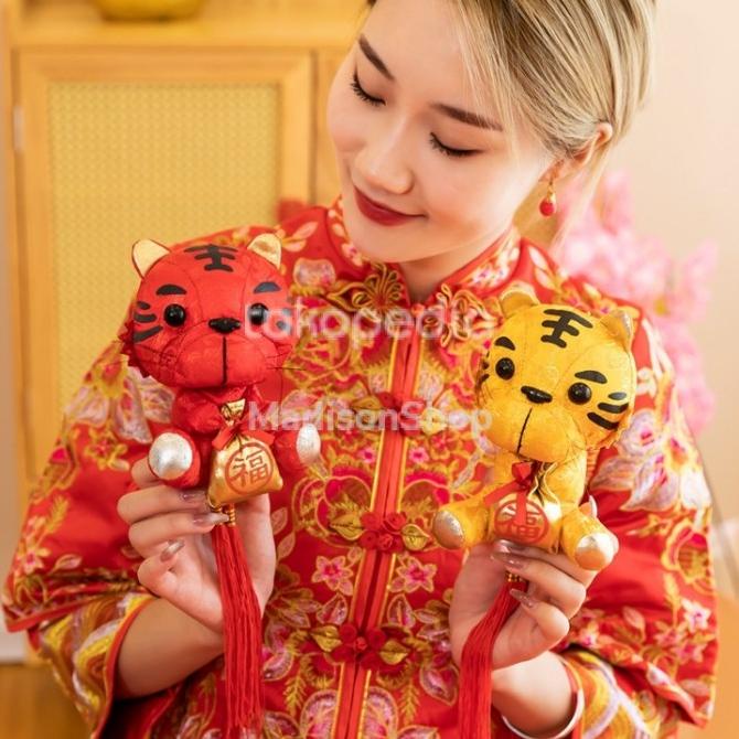 

Terbaru Sale Gantungan Imlek Boneka Macan 2022 Dekor Pohon Meihwa Boneka Tiger Berkualitas
