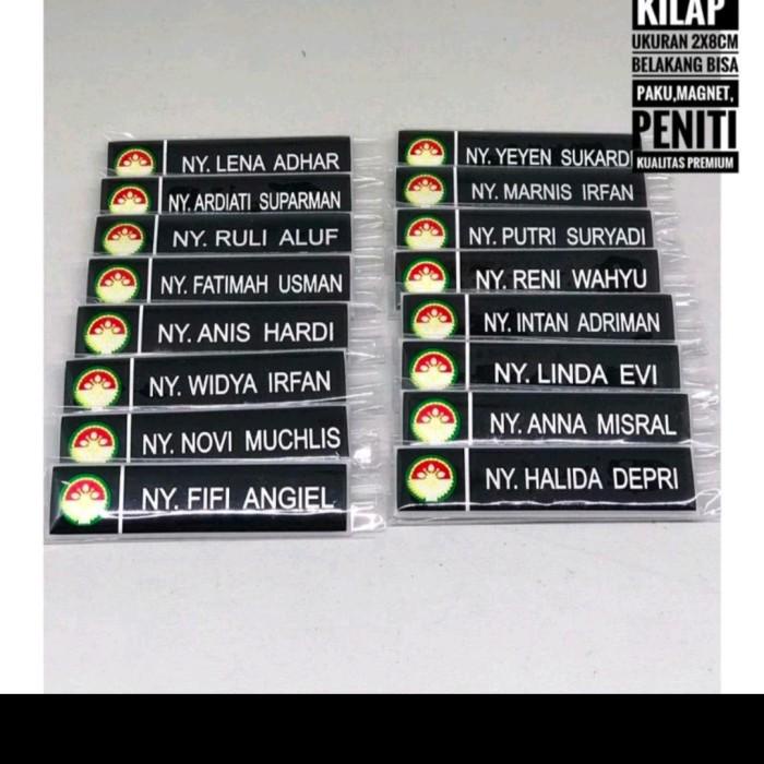Papan Nama  Baju Bhayangkari Pre Order