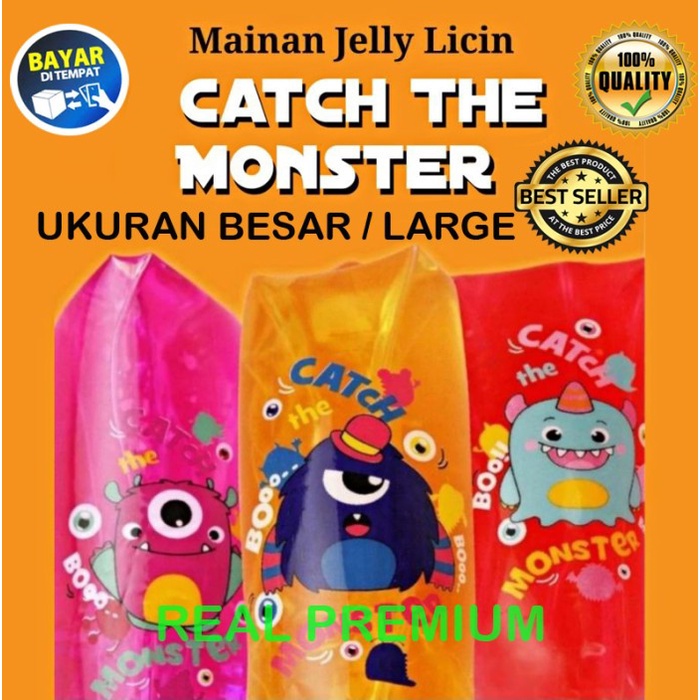 TERLARIS CATCH THE MONSTER JELLY / WATER SNAKE TOYS MAINAN ANAK JELLY MONSTER