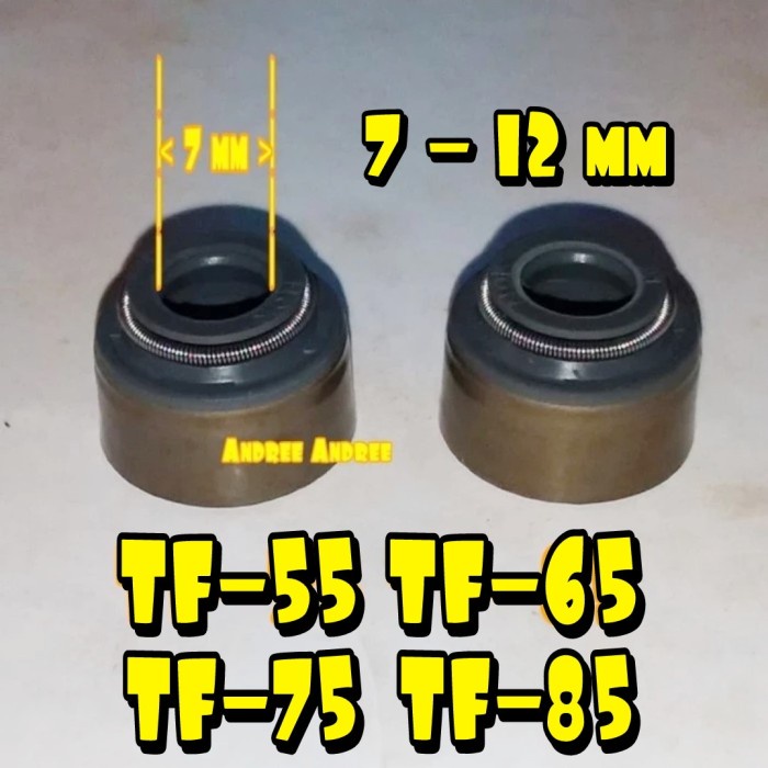 Ready oke] Seal Bos Valve Klep mesin Diesel Yanmar TF-55 TF-65 TF-75 TF-85 TF