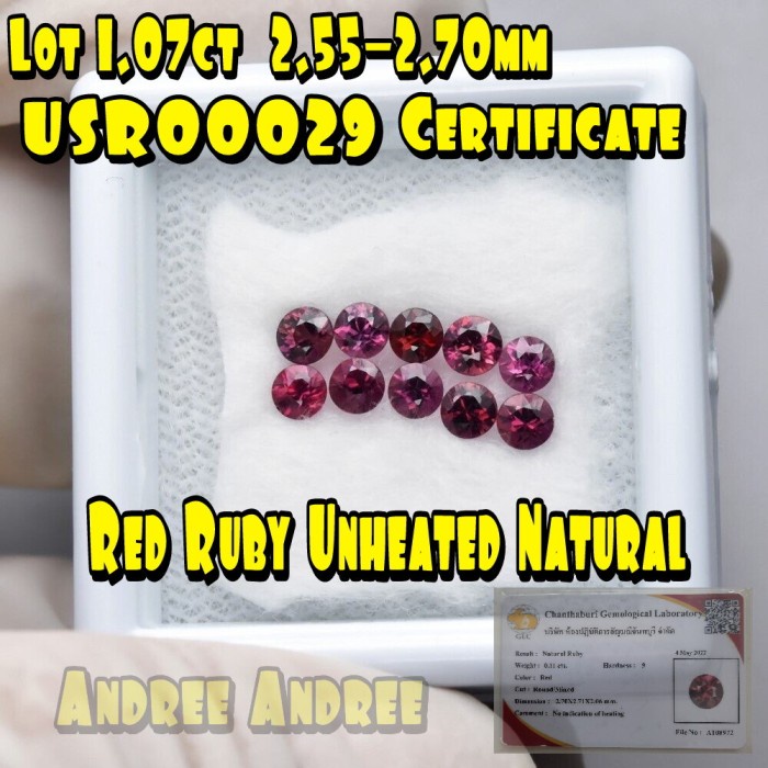best produk] Ruby Unheated Natural 0002