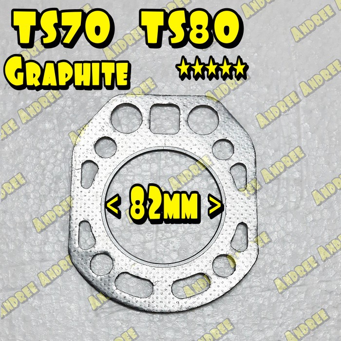 Produk Unggulan] TS70 TS80 Gasket Cylinder Head Paking Deksel Yanmar TS-70 TS 70 80