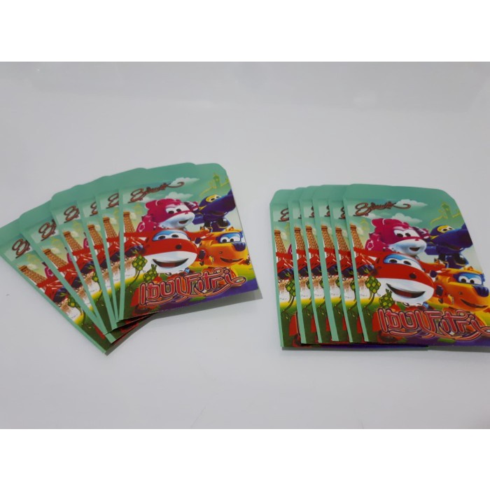 

Angpao/Amplop Lebaran Super Wings Hijau Isi 100 ((_Baca Diskrips_I))