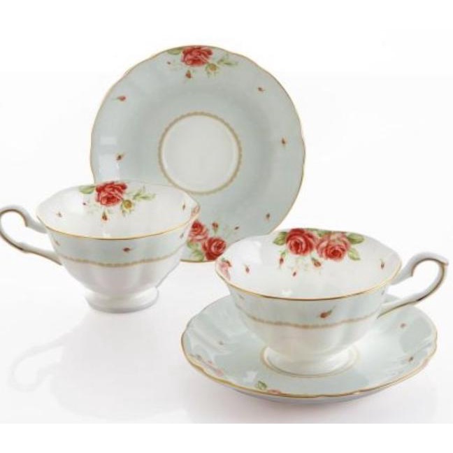 St Saint James The Rose Coffee Set 4(2)Pcs Cangkir Teacups Tea Cup Chaedorabel