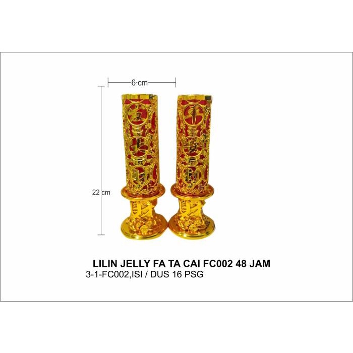 

Lilin Jelly Fa Ta Cai Sembahyang Buddhis 48 Jam 031