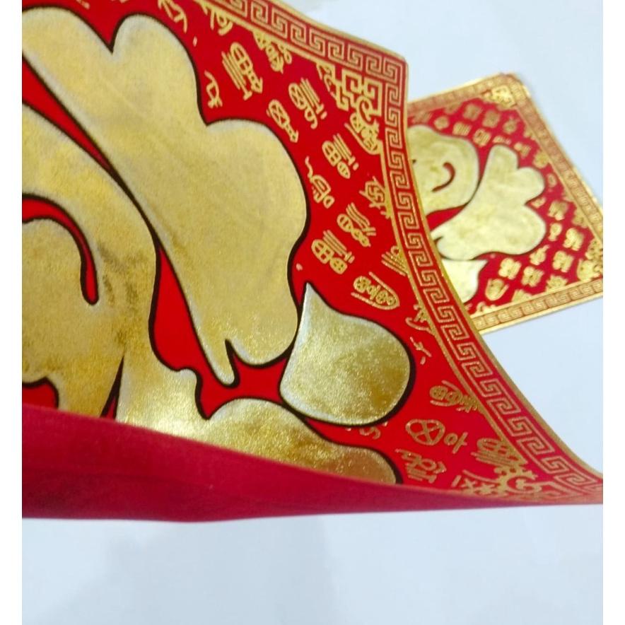 

[PH] Aksesoris Imlek / Stiker Fuk Hoki Bludru / Isi 12pcs