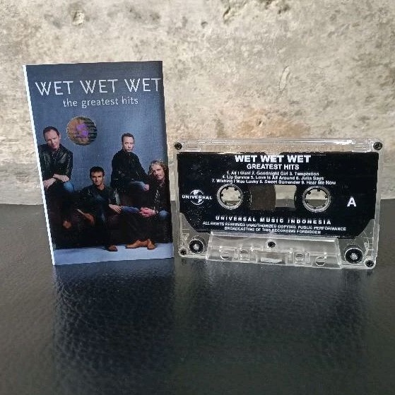 kaset pita Wet Wet Wet - Greatest hits VGC+ kaset pop