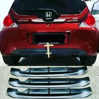 Aksesoris Eksterior modifikasi variasi mobil Diffuser honda brio lama