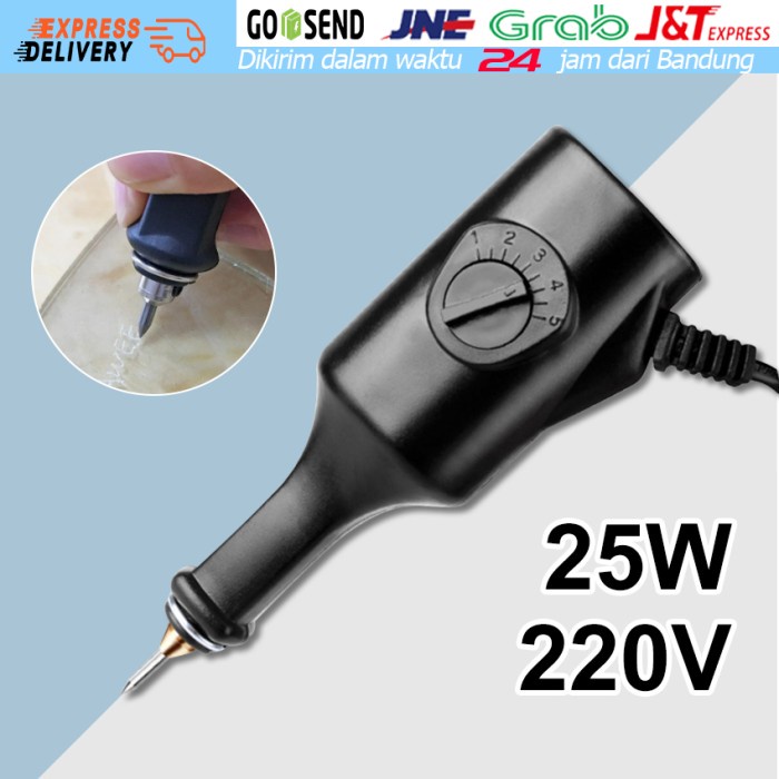 

Promo Alat Ukir Gravir Listrik Electric Engraver Carving Marking Pen