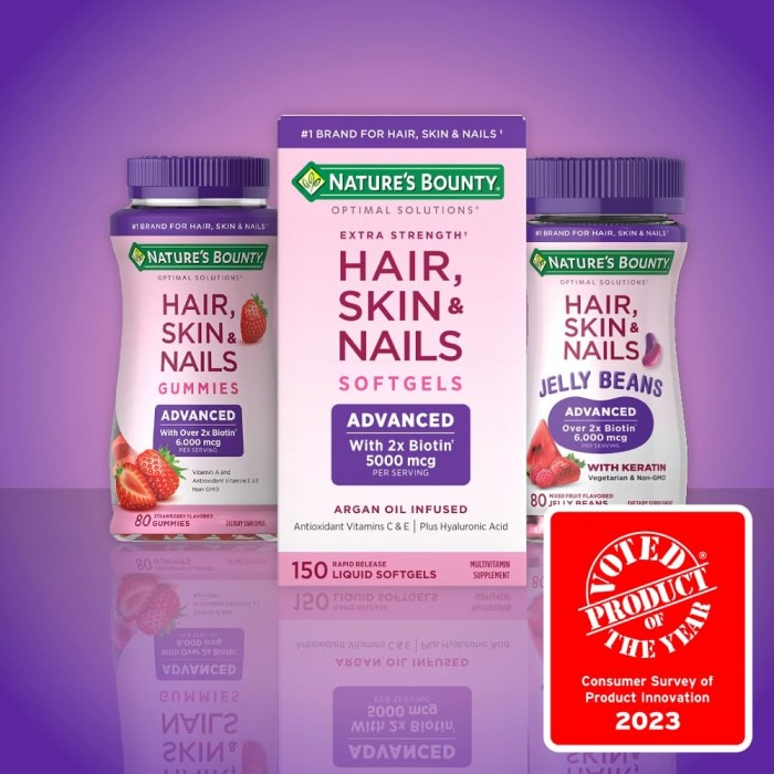 Natures Nature Natures Bounty Extra Strength Hair Skin Nails Biotin