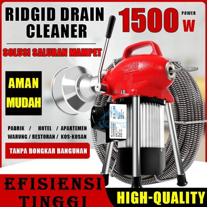 Solusi Saluran Mampet Mesin Bor Ridgid Drain Cleaner Pembersih