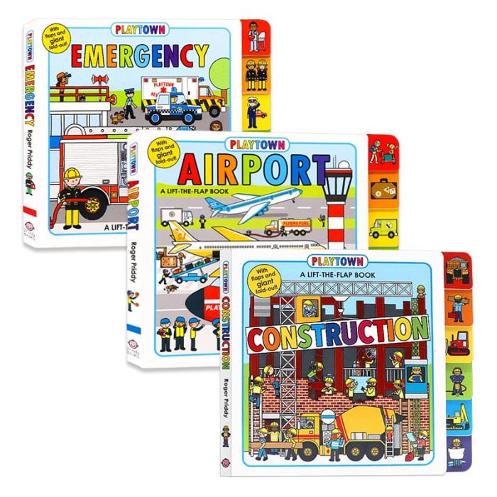 

Baru!! Ori Playtown Construction Airport Emergency buku anak child