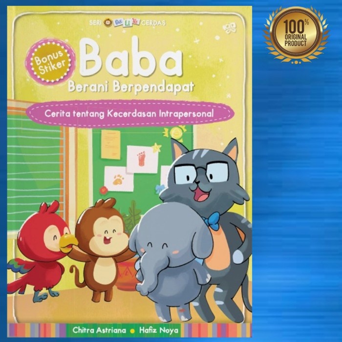 

Jual!! Buku Anak Seri Balita Cerdas - Baba Berani berpendapat